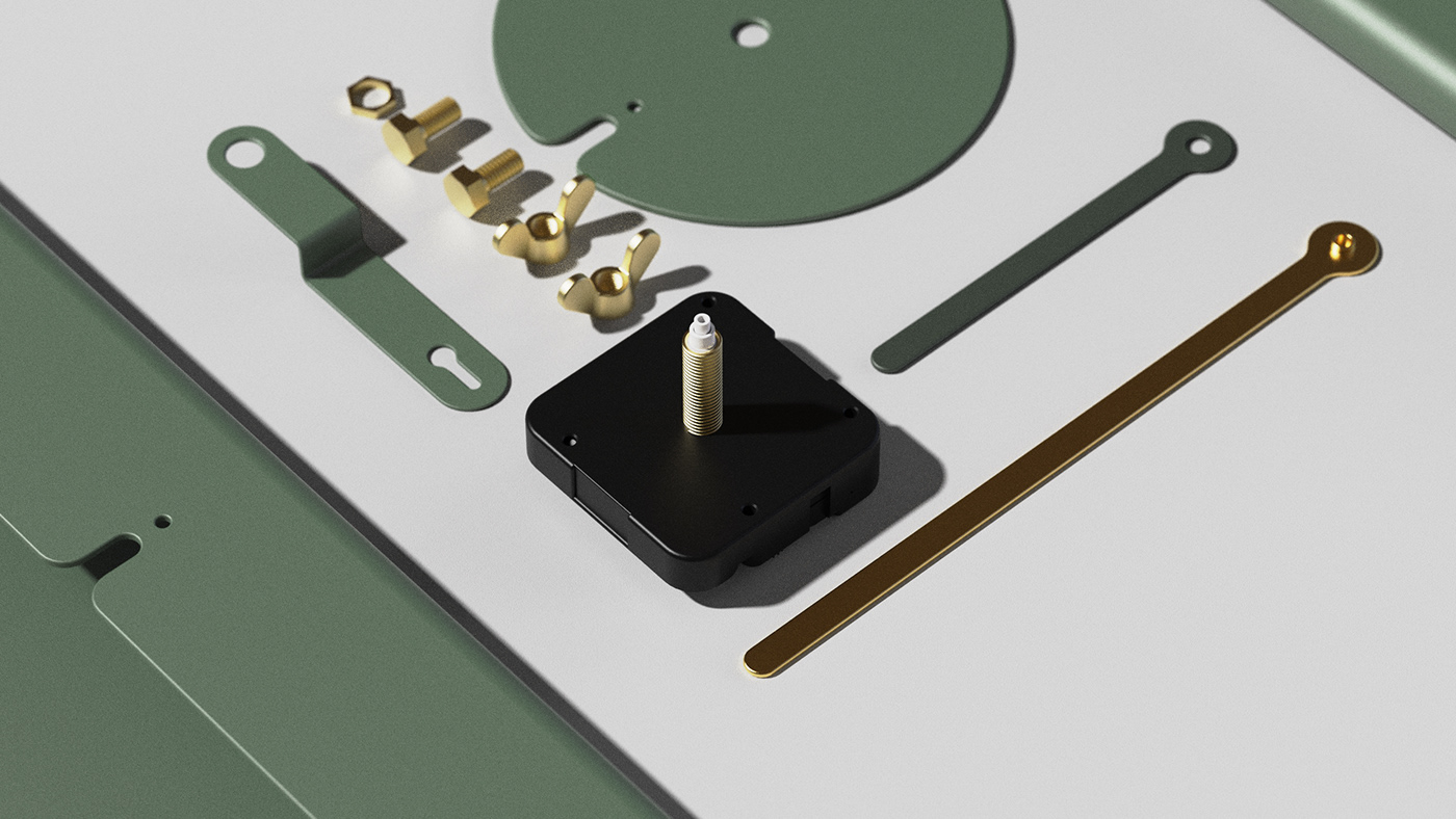 Clock，suspension，crevice，