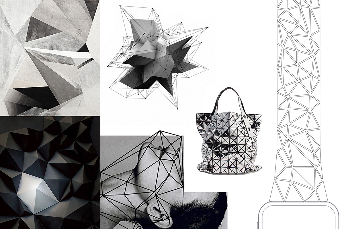 Wrist watch，Wristwatch，Wristbands，Apple，industrial design，product design，polygon，