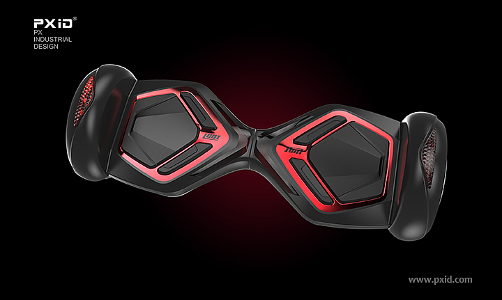 pxid，Product oriented industrial design，Design of electric scooter，Balance car design，Design of electric torsion car，Design of walking tools for the elderly，