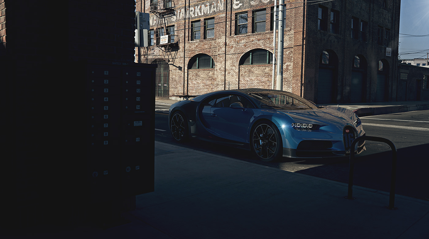 Sports car，cgi，Bugatti Chiron，ps，