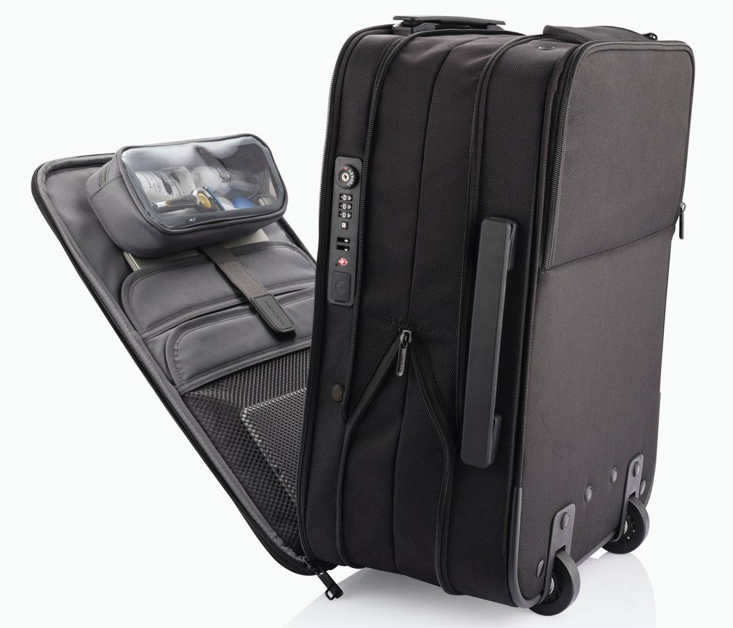 knapsack，Draw bar box，black，Guard against theft，waterproof，