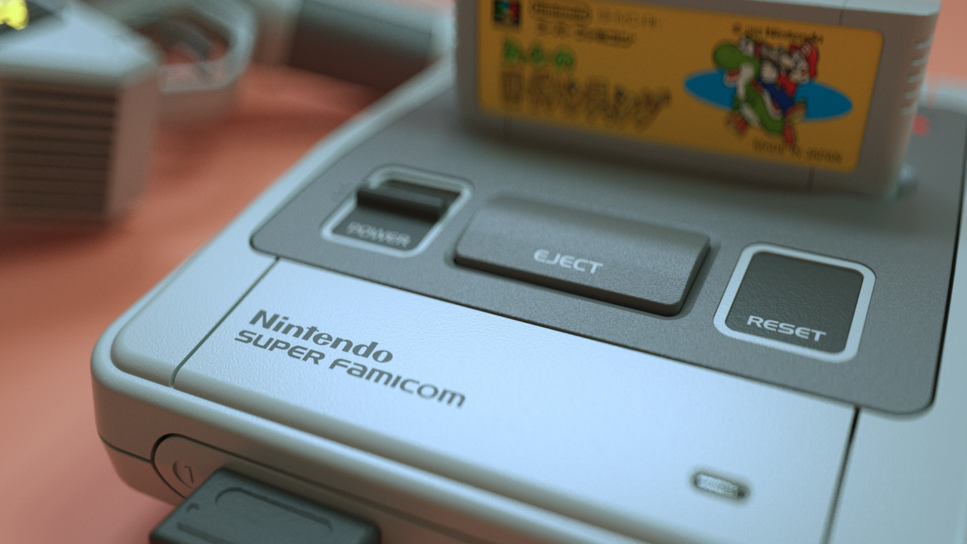 game，Nintendo，Mechanical gun，Render，