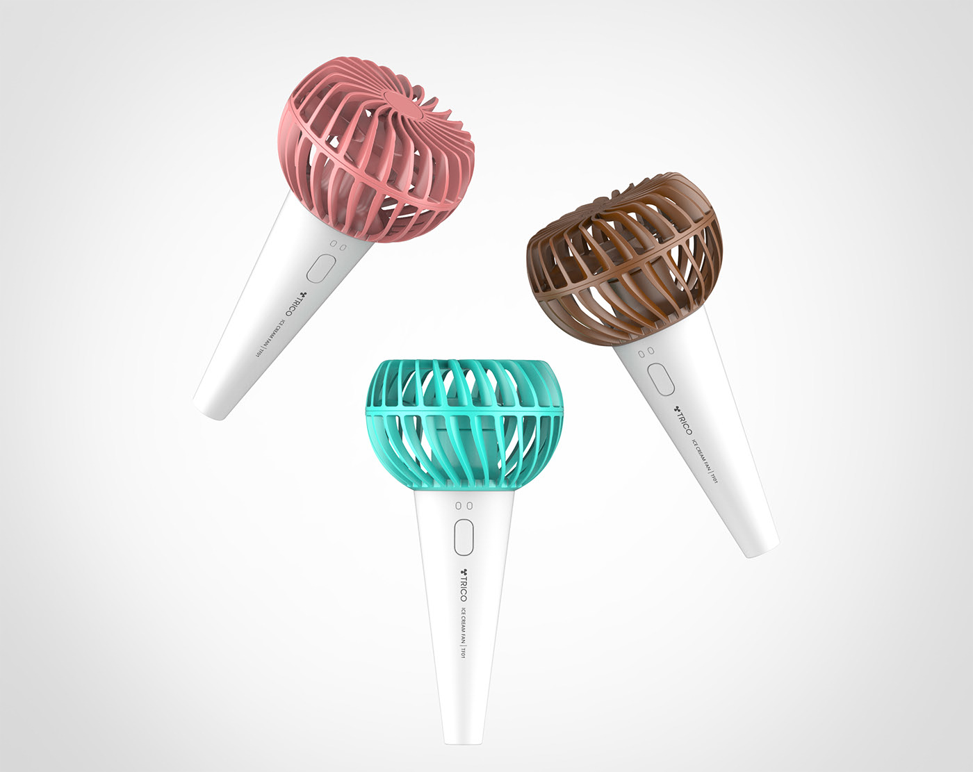 Fan，Handheld，ice cream，lovely，