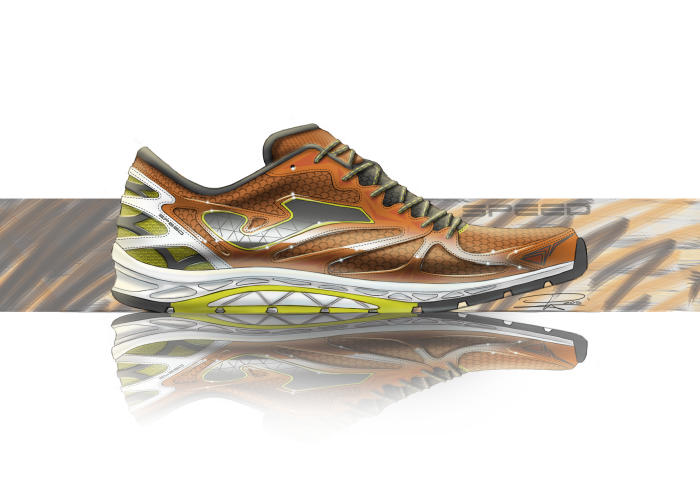 sneakers，Running shoe design，industrial design，Sports product design，conceptual design，Concept manuscript，