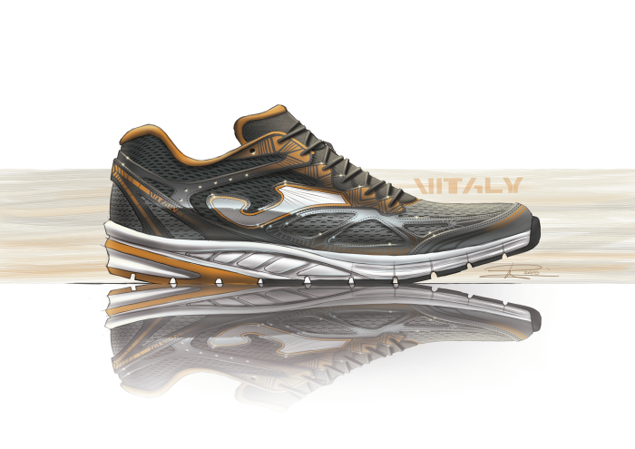 sneakers，Running shoe design，industrial design，Sports product design，conceptual design，Concept manuscript，