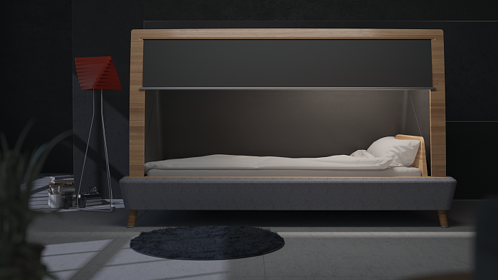 Help sleep，Bed，industrial design，furniture design ，Creative home，