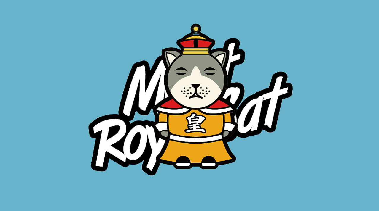 Design of IP cartoon mascot of "meet the Royal cat"，