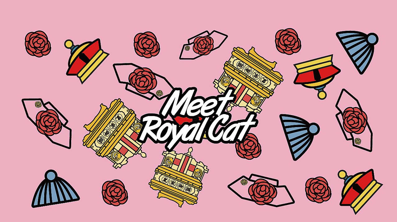 Design of IP cartoon mascot of "meet the Royal cat"，