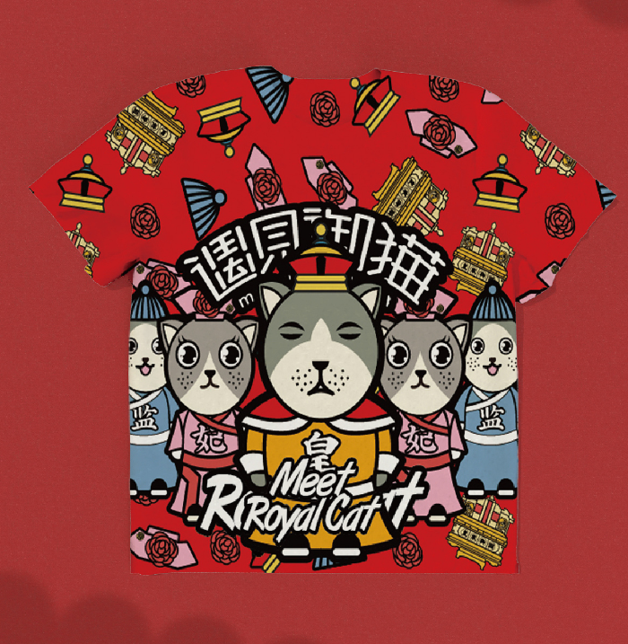 Design of IP cartoon mascot of "meet the Royal cat"，