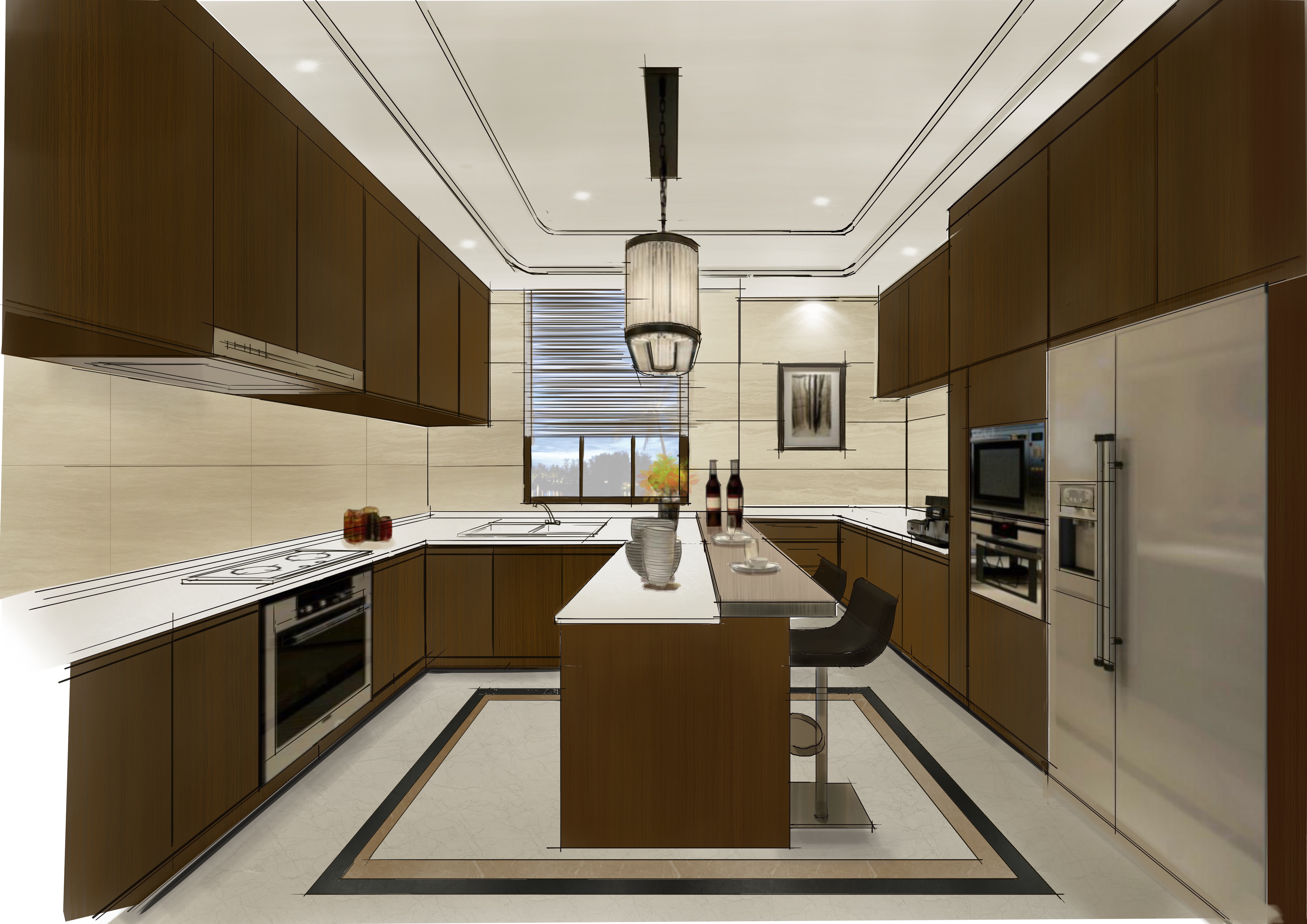 ipad，Procreate，Flat hand drawing，Ubee ，Hand drawing exercise，Hand drawn，