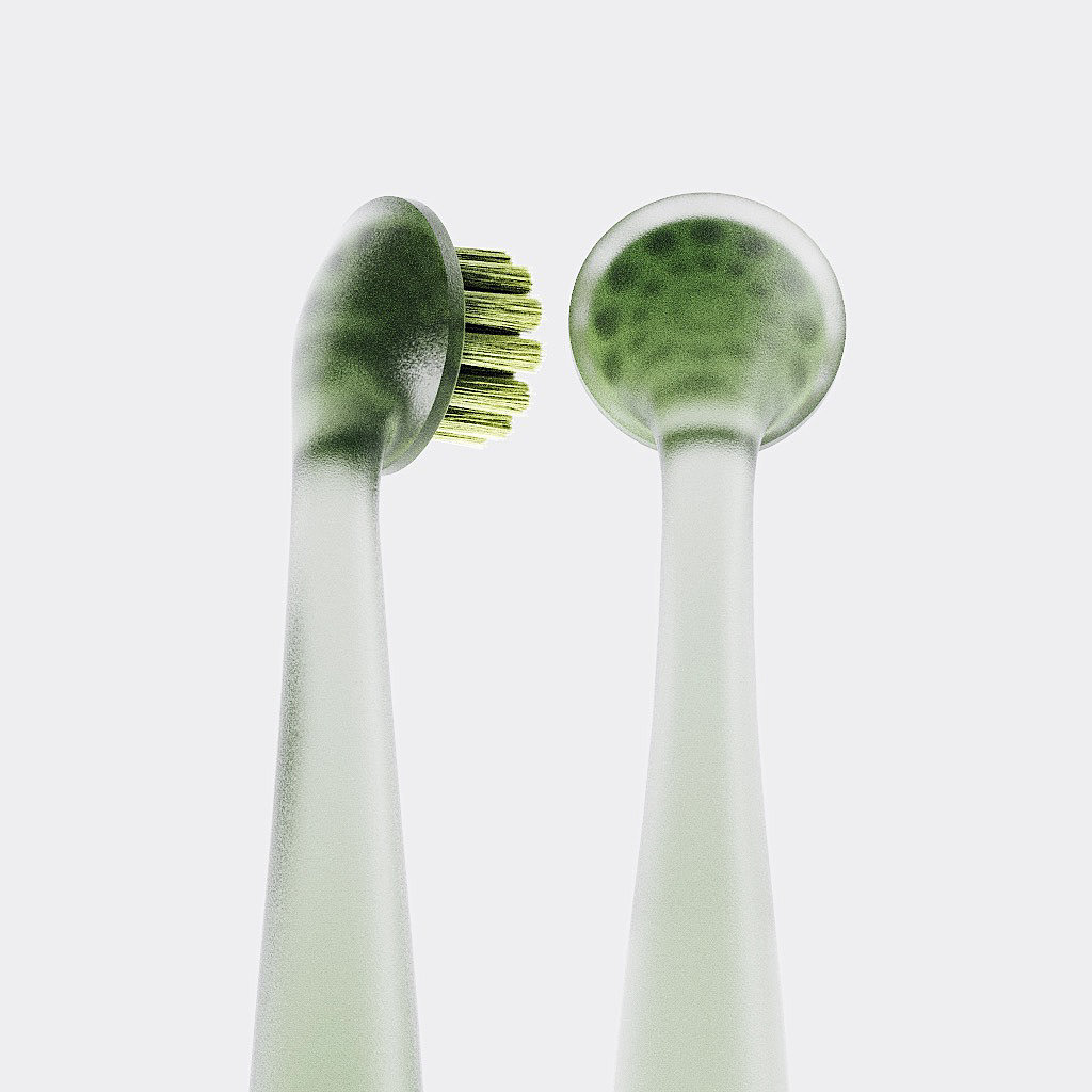 toothbrush，grace，Gradual change，Frosting，transparent，