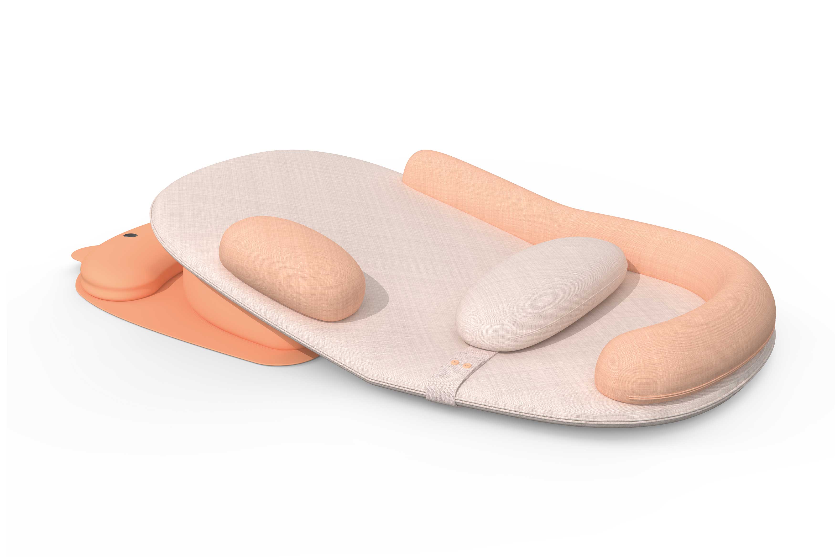 Anti-Vomiting Pillow，Baby anti vomiting pillow，Maternal and infant products，2020 red dot design concept award，