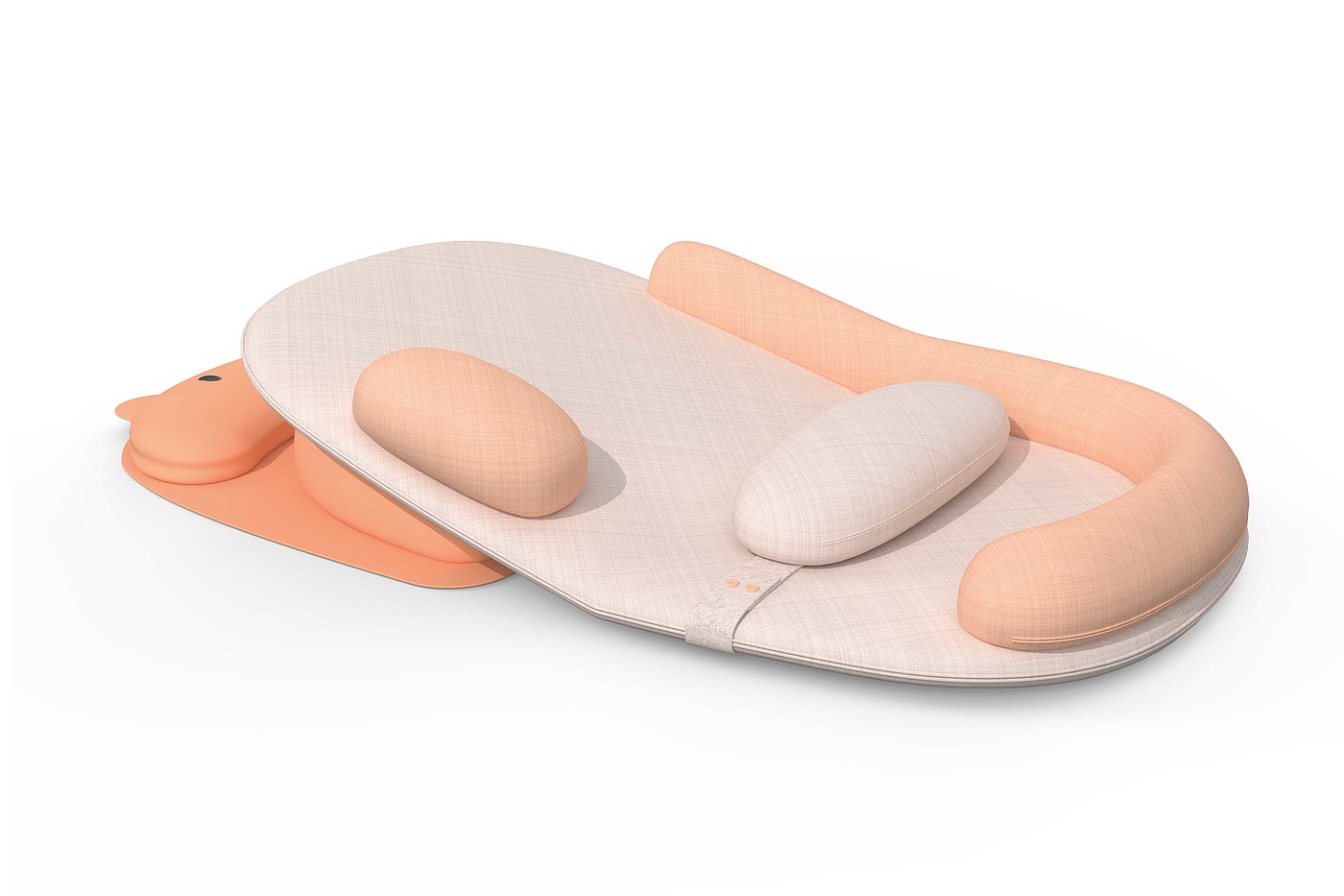 Anti-Vomiting Pillow，婴儿防呕吐枕，母婴用品，2020红点设计概念大奖，