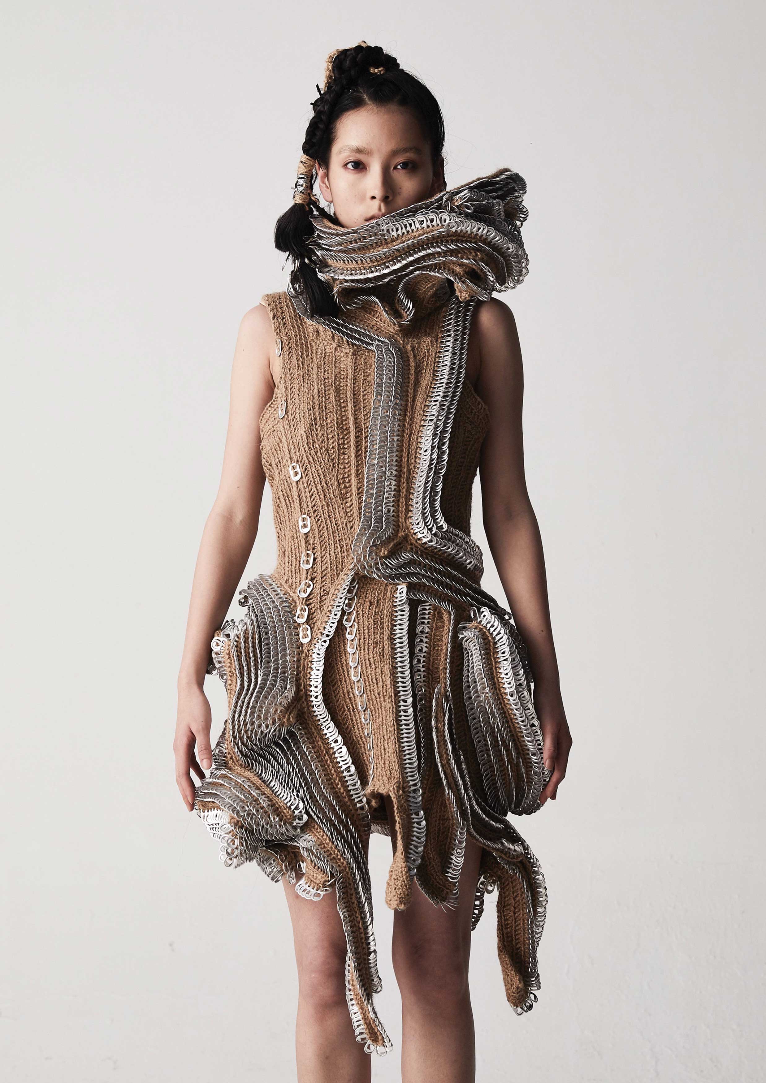 Conceptual fashion design，environment protection，2020 red dot design concept award，Recyclable materials，