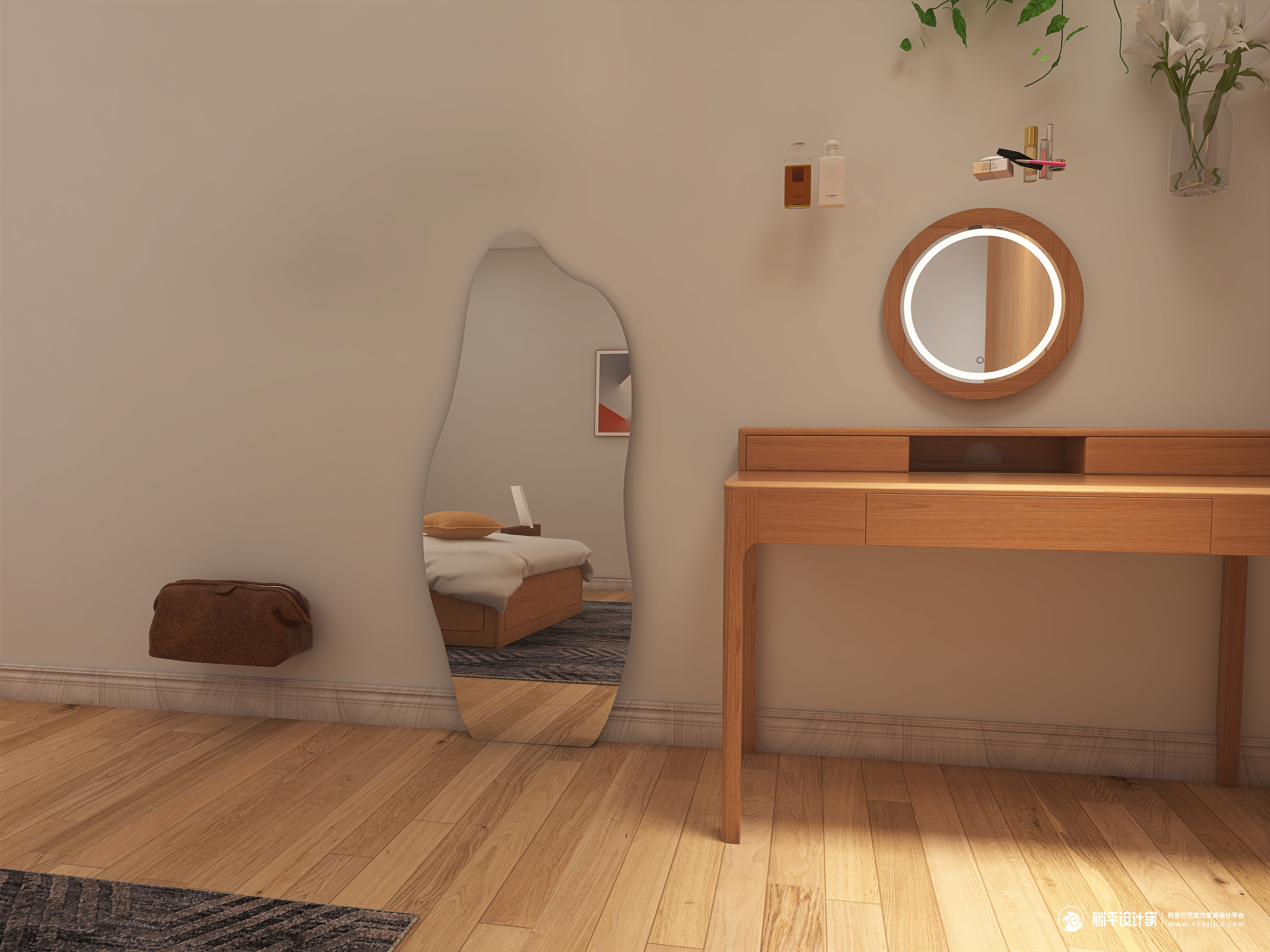 mirror，furniture，Full-length mirror，Floor mirror，Whole body mirror，