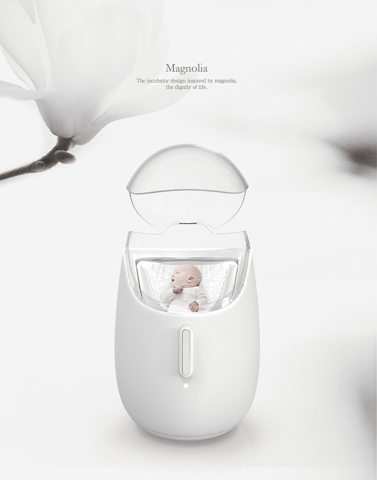 inspiration，Magnolia，Baby Moisturizing box，industrial design，Maternal and infant products，