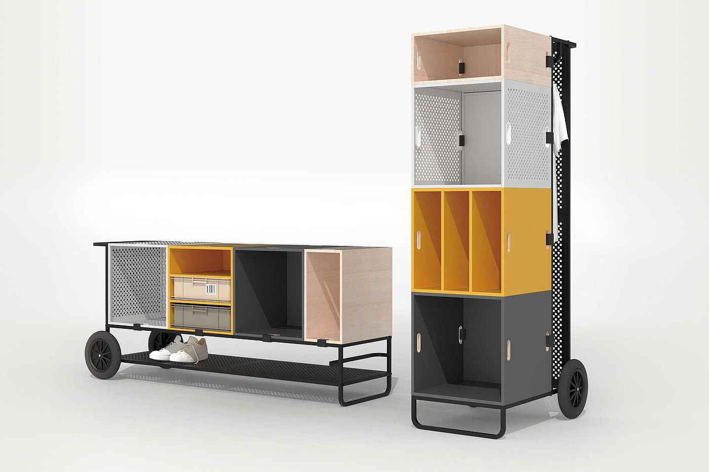 2020 red dot design concept award，Moving-Z，modularization，