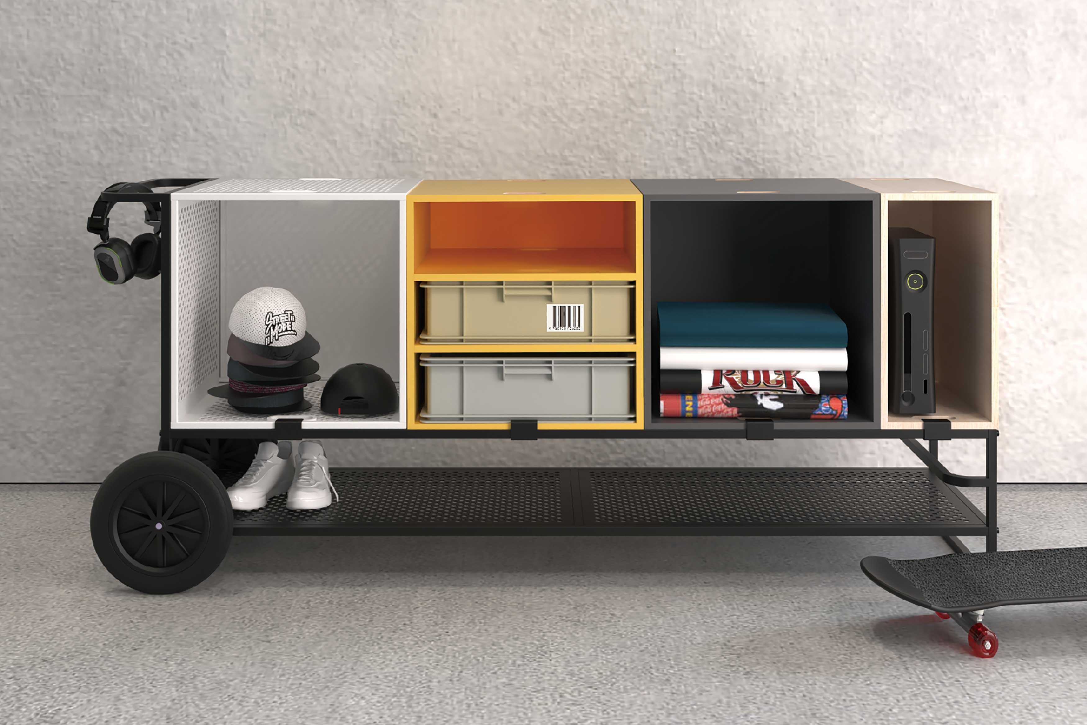 2020 red dot design concept award，Moving-Z，modularization，