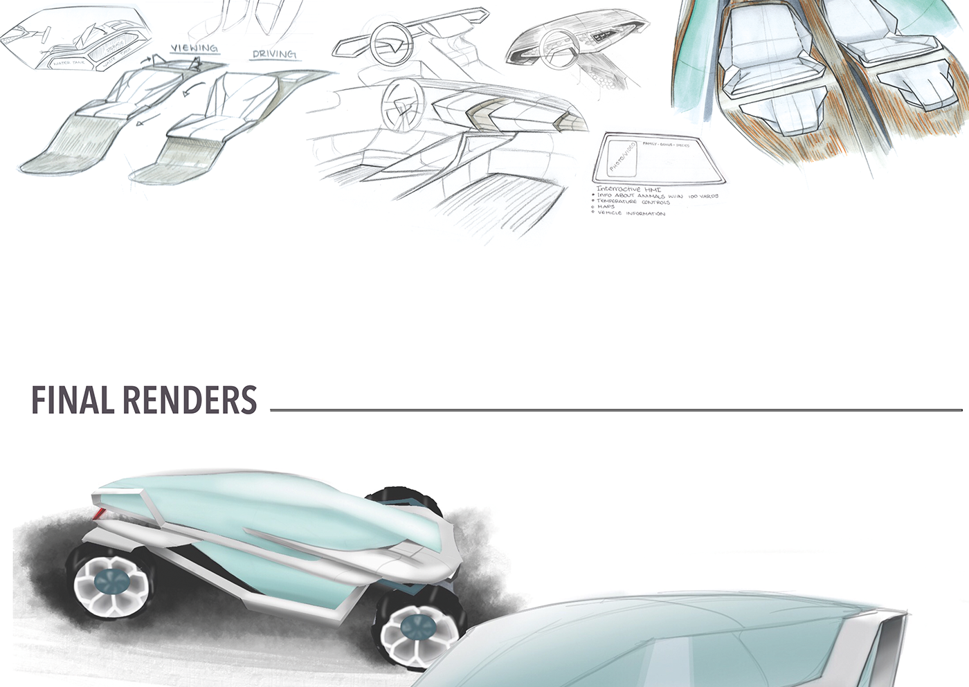 inspiration，conceptual design，industrial design，Automobile design，Vehicle design，sample reels，