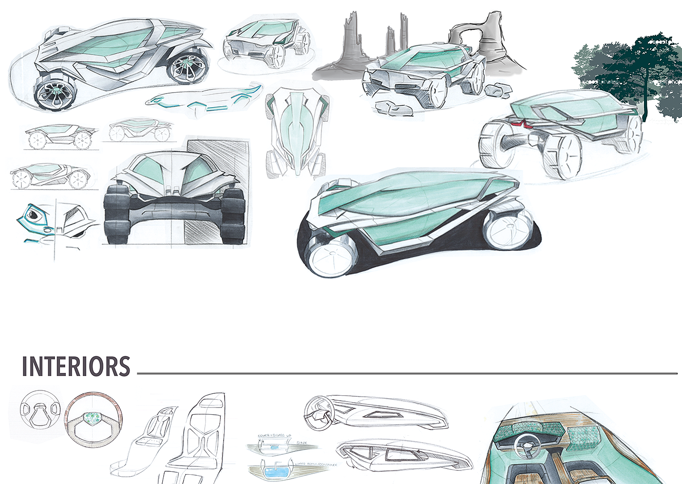 inspiration，conceptual design，industrial design，Automobile design，Vehicle design，sample reels，