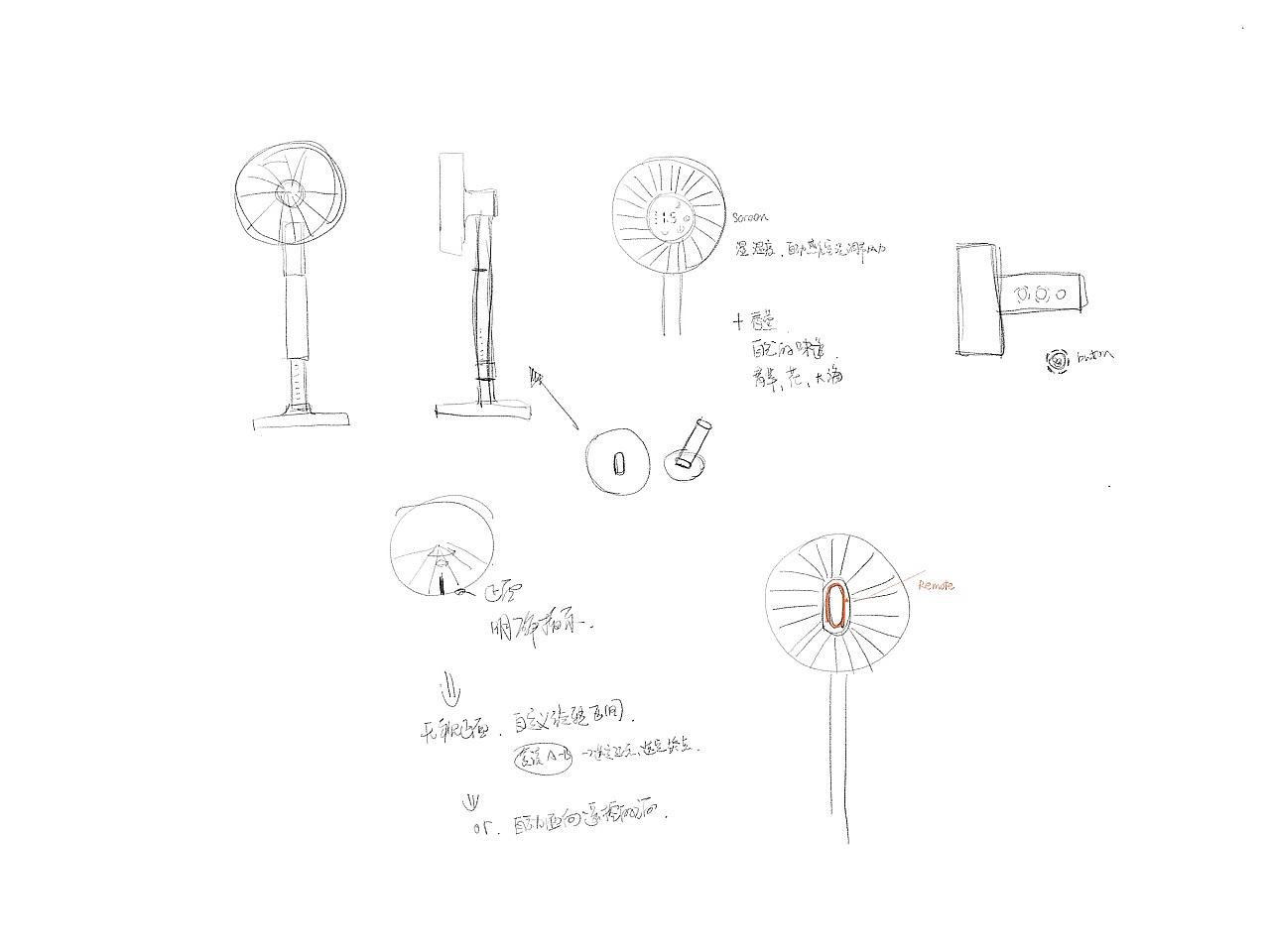 pedestal fan，small home appliances，Simplicity，wind，fan，