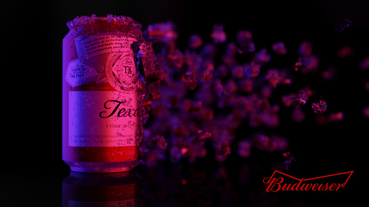 keyshot9，Beer can，Product rendering，