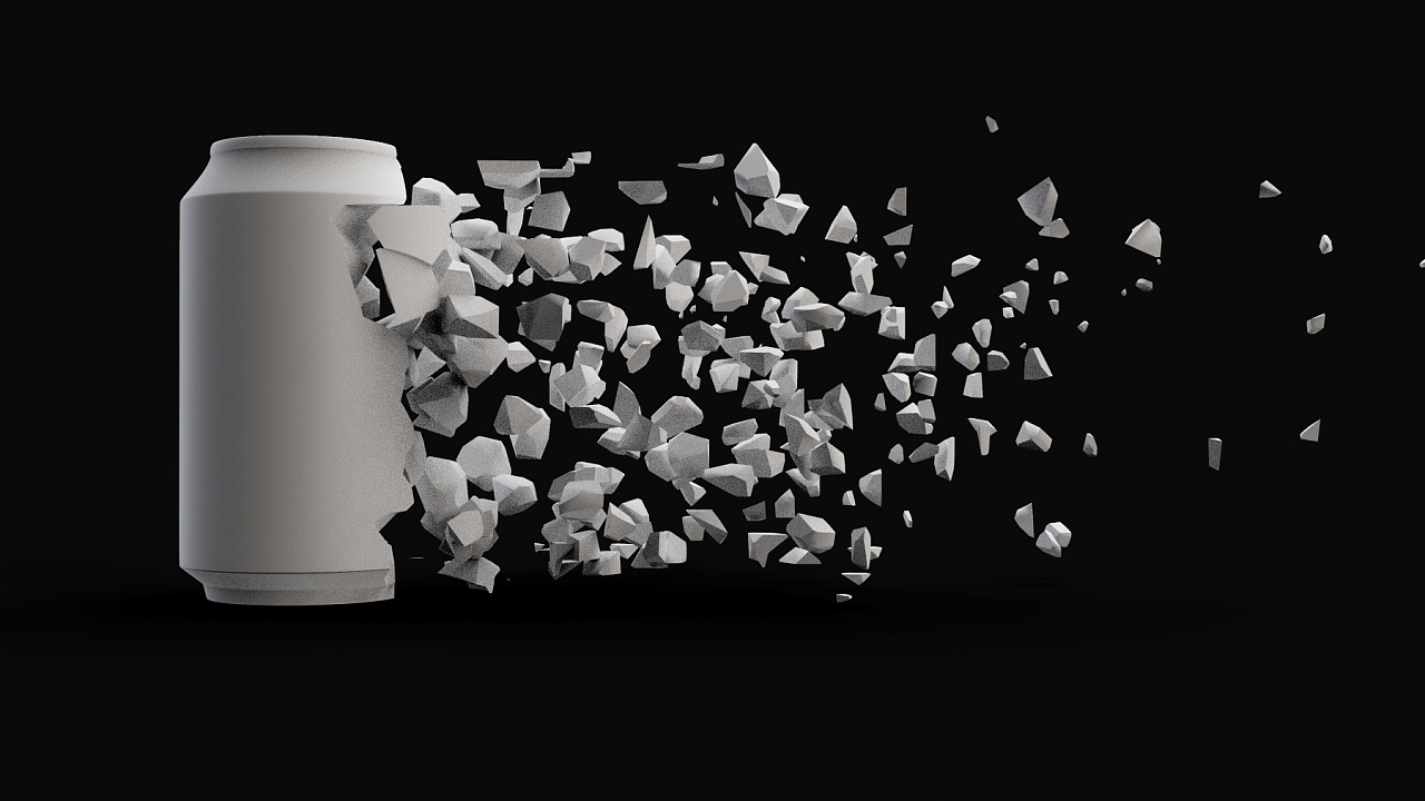 keyshot9，Beer can，Product rendering，