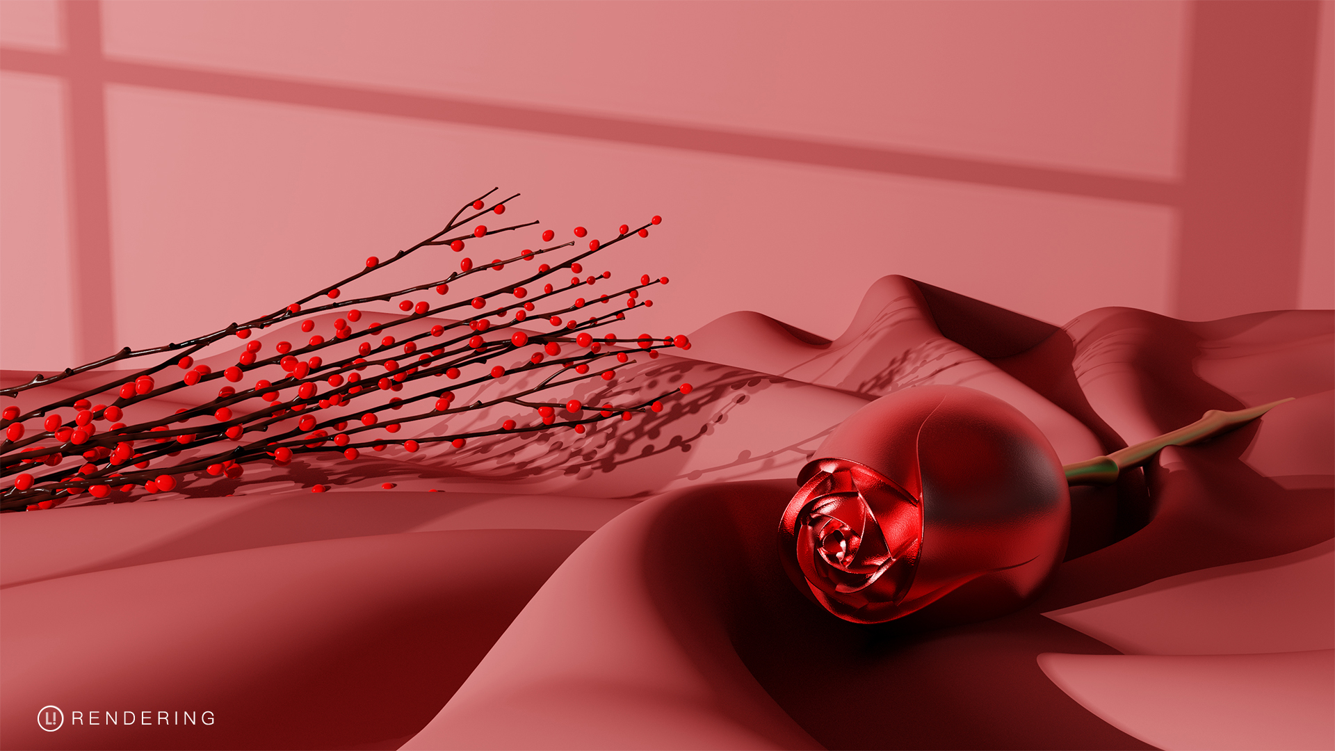 Precious metal jewelry，Cultural and creative design，keyshot9，