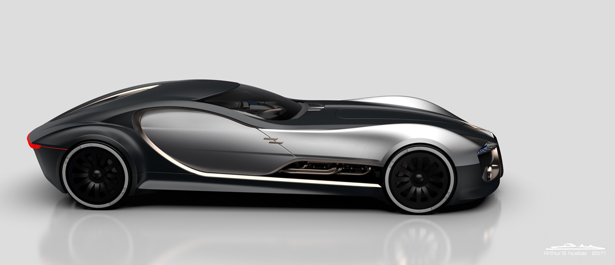 Automobile design，Bugatti automobile，conceptual design，industrial design，Vehicle design，