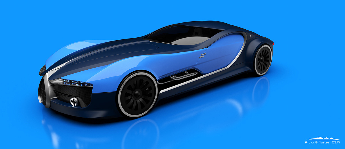 Automobile design，Bugatti automobile，conceptual design，industrial design，Vehicle design，