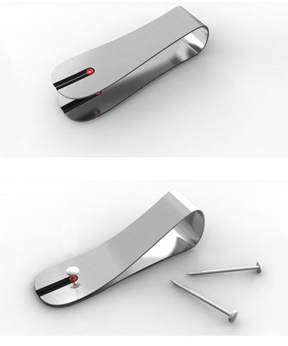 Nail fixing clip，Creative design，industrial design，practical，Gadget design，
