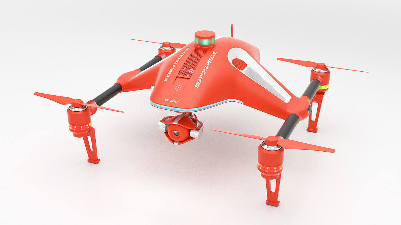 UAV，drone，industrial design，Disaster relief，Aerial camera，