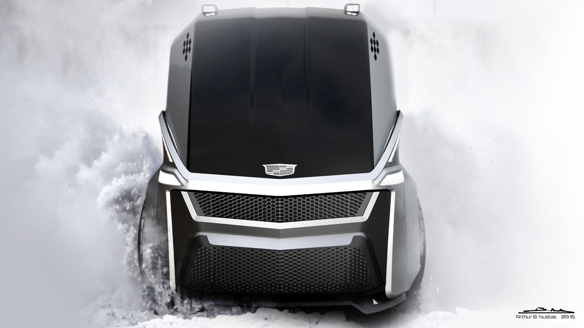 Cadillac，Truck modeling design，industrial design，Automobile design，