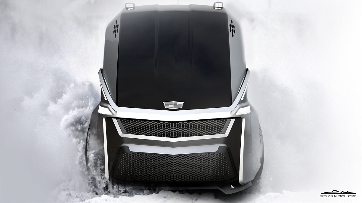 Cadillac，Truck modeling design，industrial design，Automobile design，