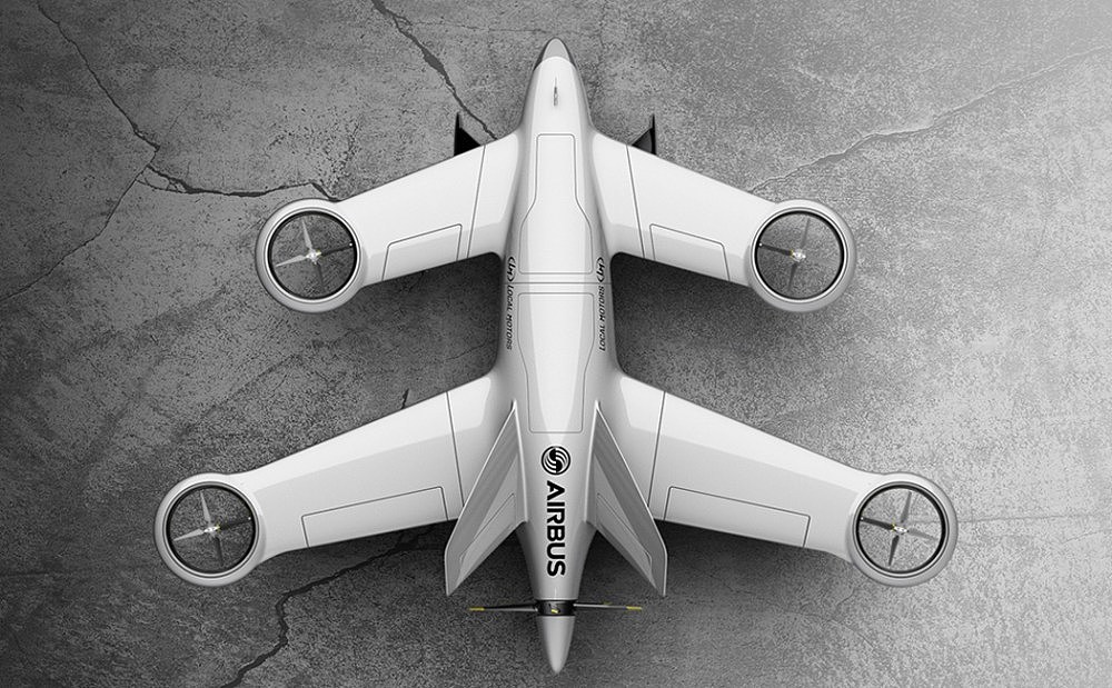 四翼无人机，概念设计，工业设计，空气动力，