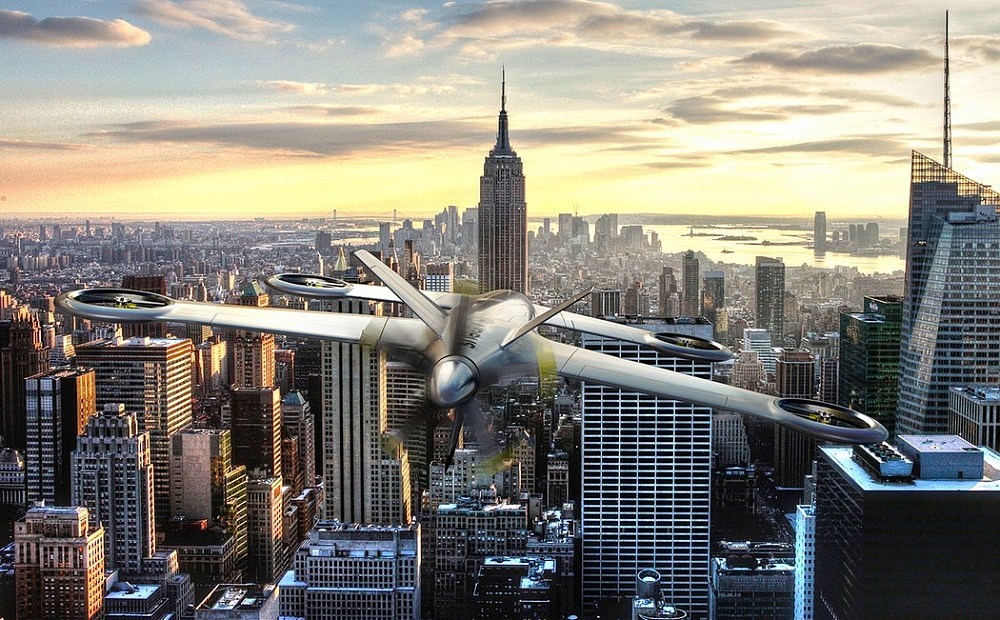 四翼无人机，概念设计，工业设计，空气动力，