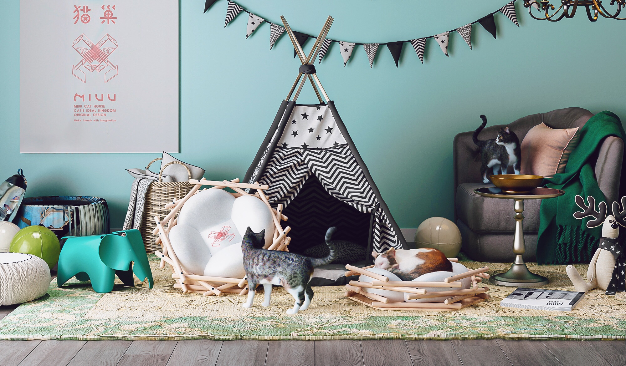 Kitty，cat，Cat nest，Cat nest，Mi you，Pet Supplies & Pet，Pets，Pet nest，