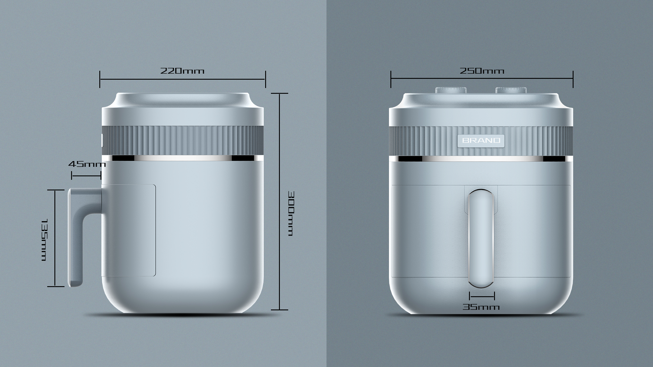 Design of air fryer，