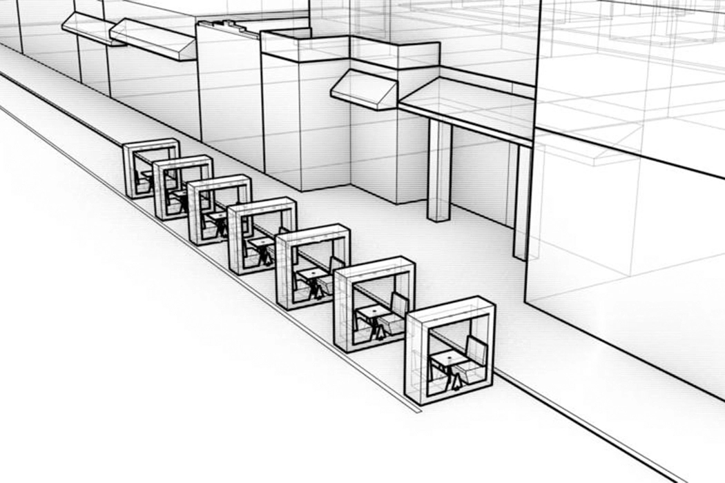 restaurant，quarantine，outdoor，severe winter，