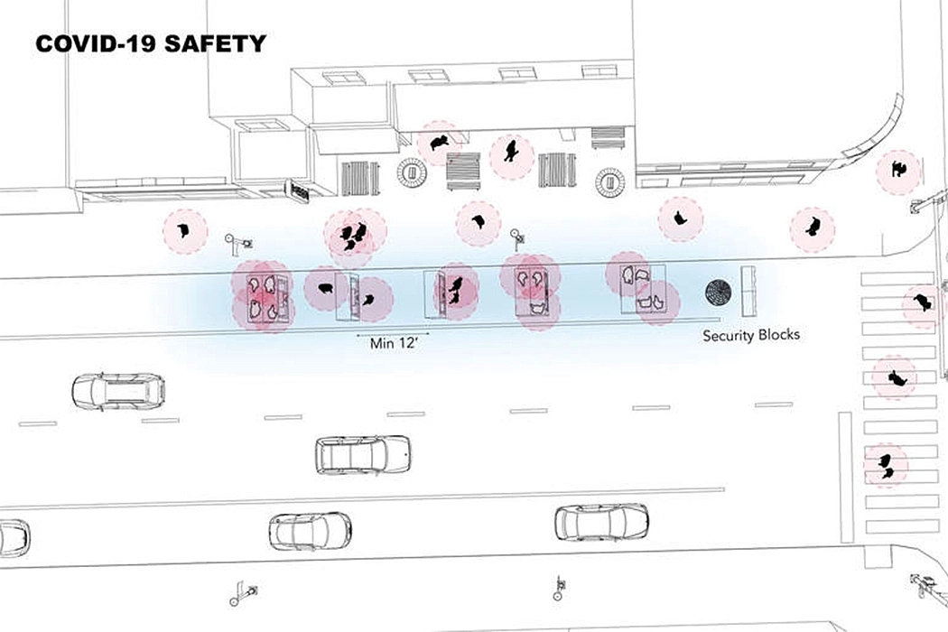 restaurant，quarantine，outdoor，severe winter，