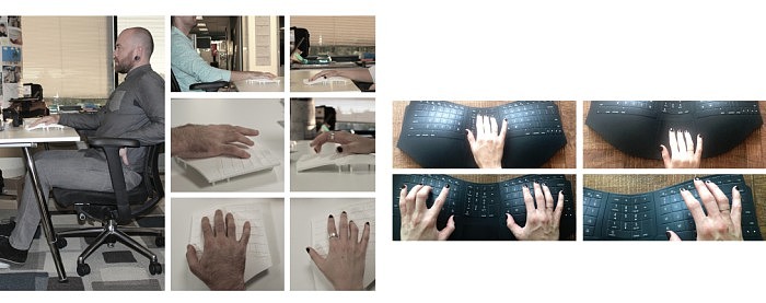 keyboard，Digital product design，industrial design，Relieve strain，Ergonomics，Fluid series design，