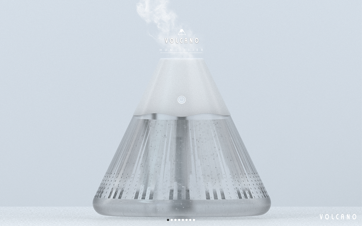 Humidifier，industrial design，Humidifier，Modeling design，volcano，