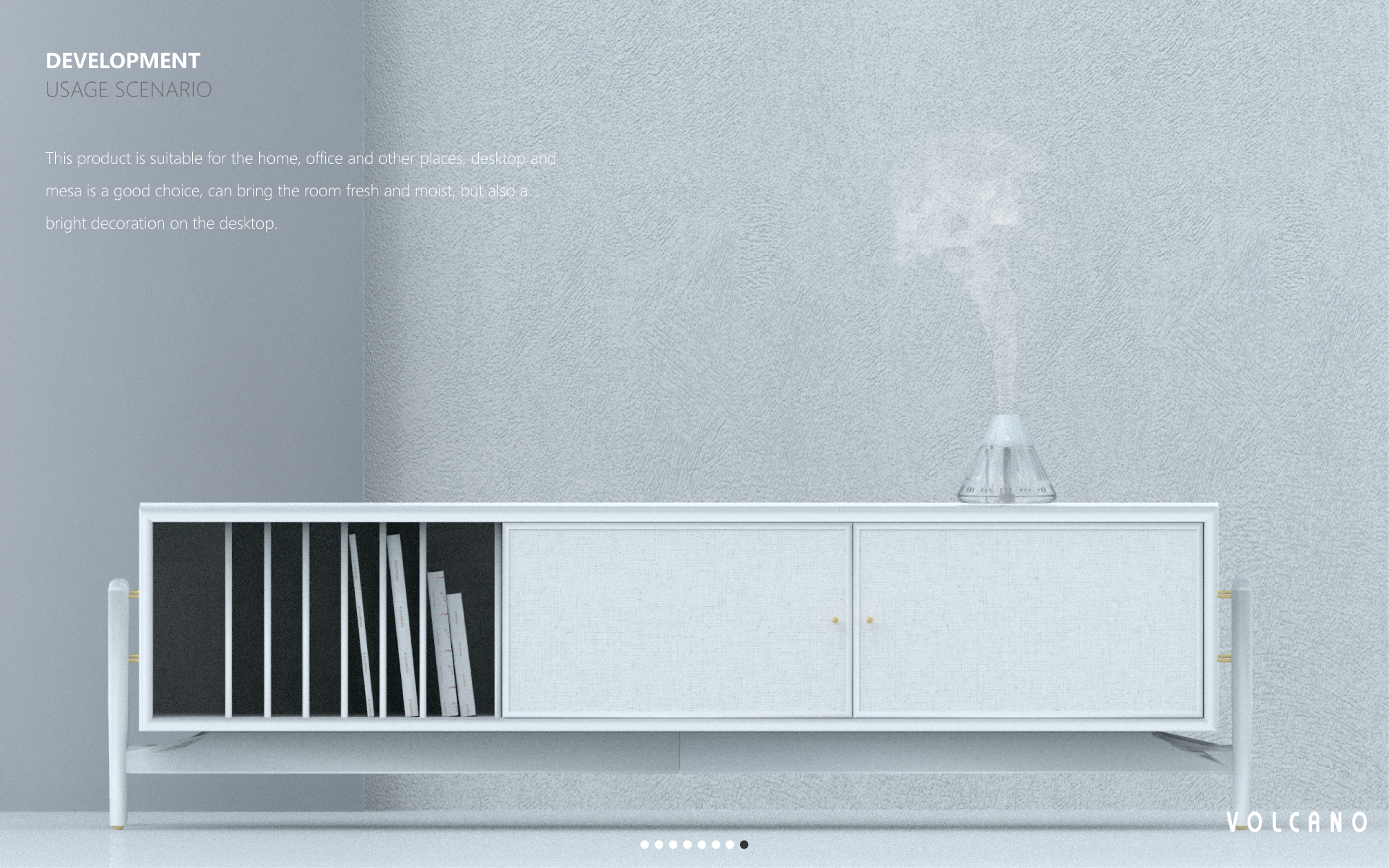 Humidifier，industrial design，Humidifier，Modeling design，volcano，