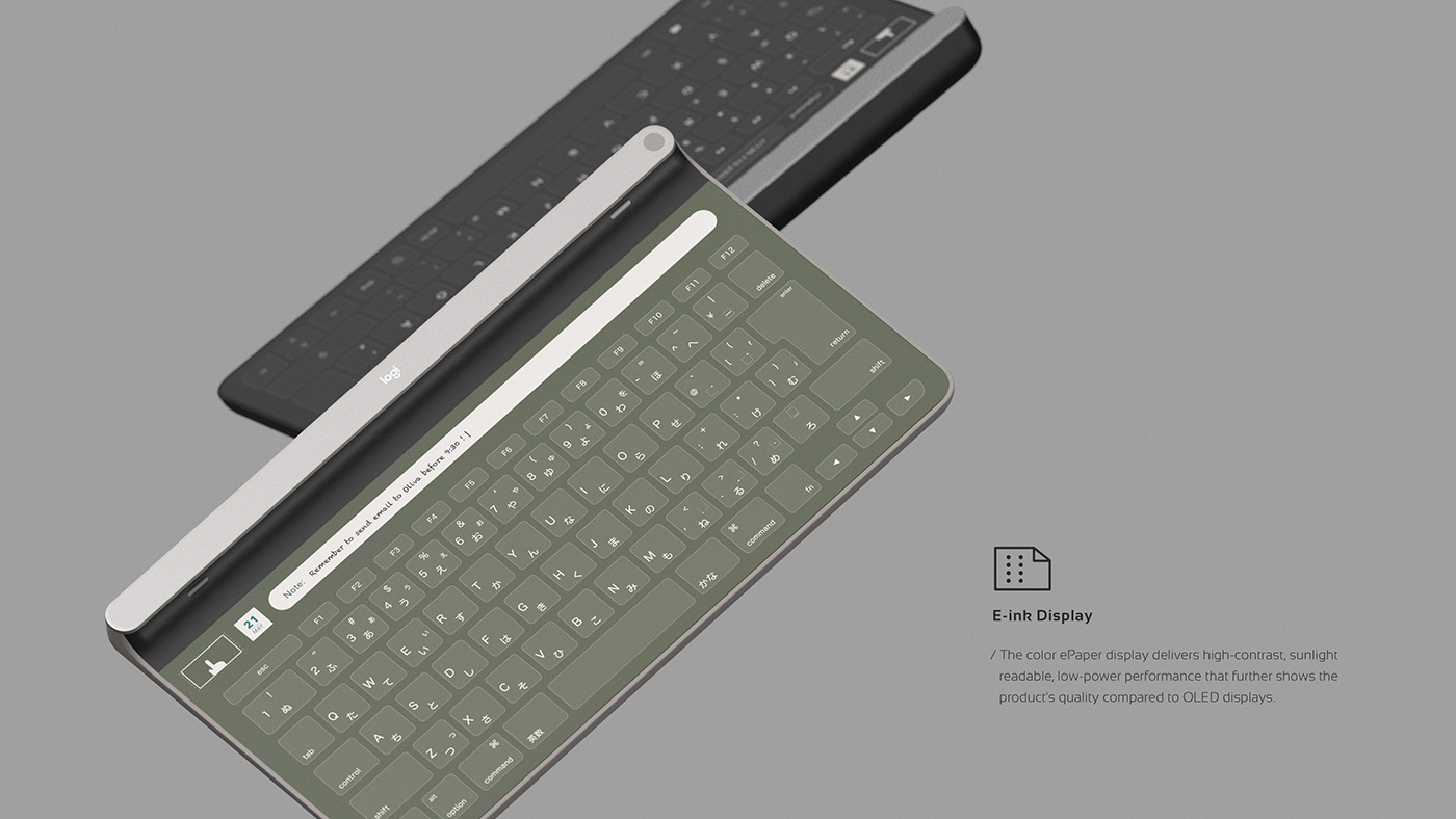 2020 red dot design concept award，Logi ULTRA，keyboard，Computer accessories，Logitech，sensor，