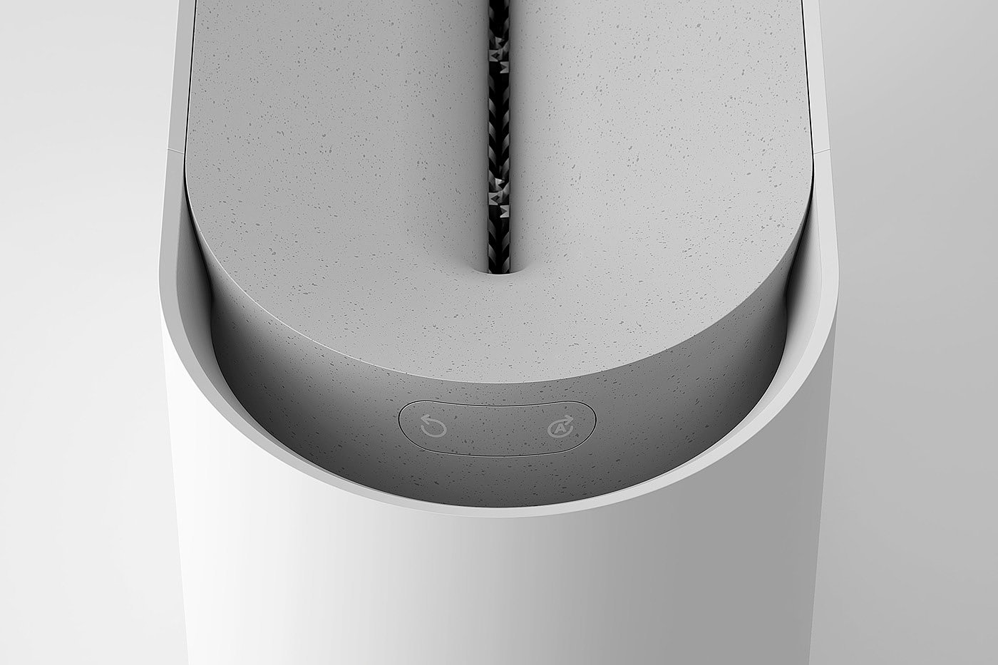 2020 red dot design concept award，shredder，white，Aperture，Paper Shredder，