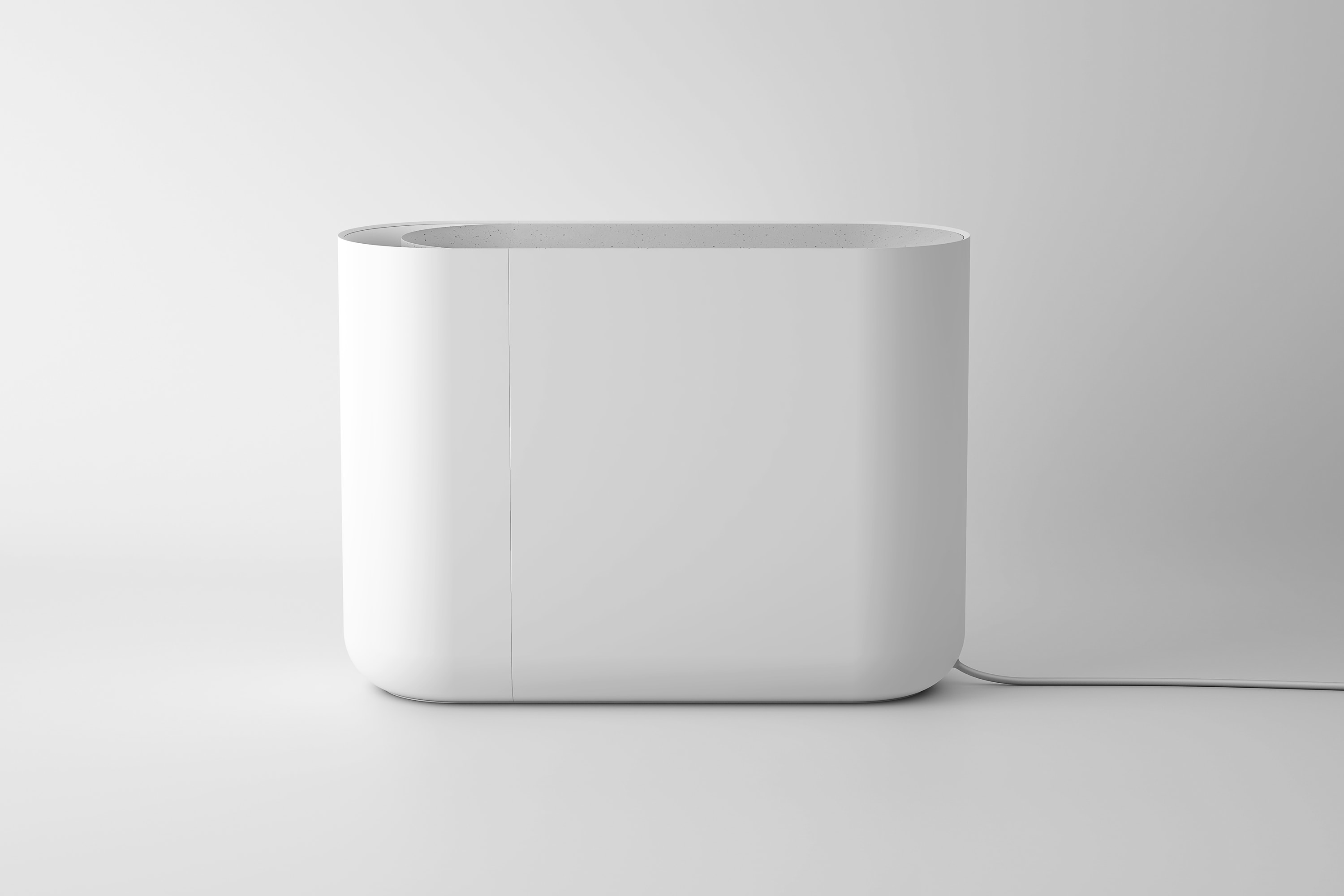 2020 red dot design concept award，shredder，white，Aperture，Paper Shredder，