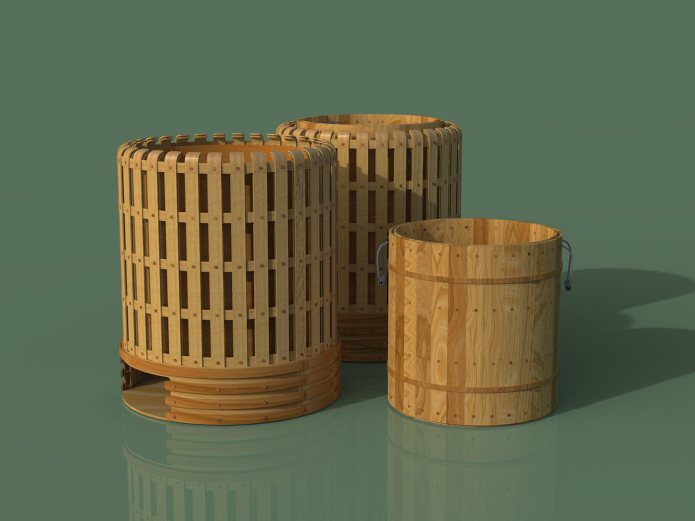 2020 red dot design concept award，Bamboo，Washing Machine，Washing machine，bamboo，Barrel，