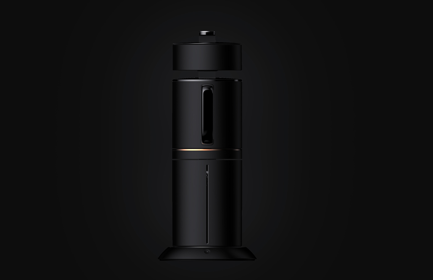 my，Coffee machine，industrial design，Modeling and function，Cool black，