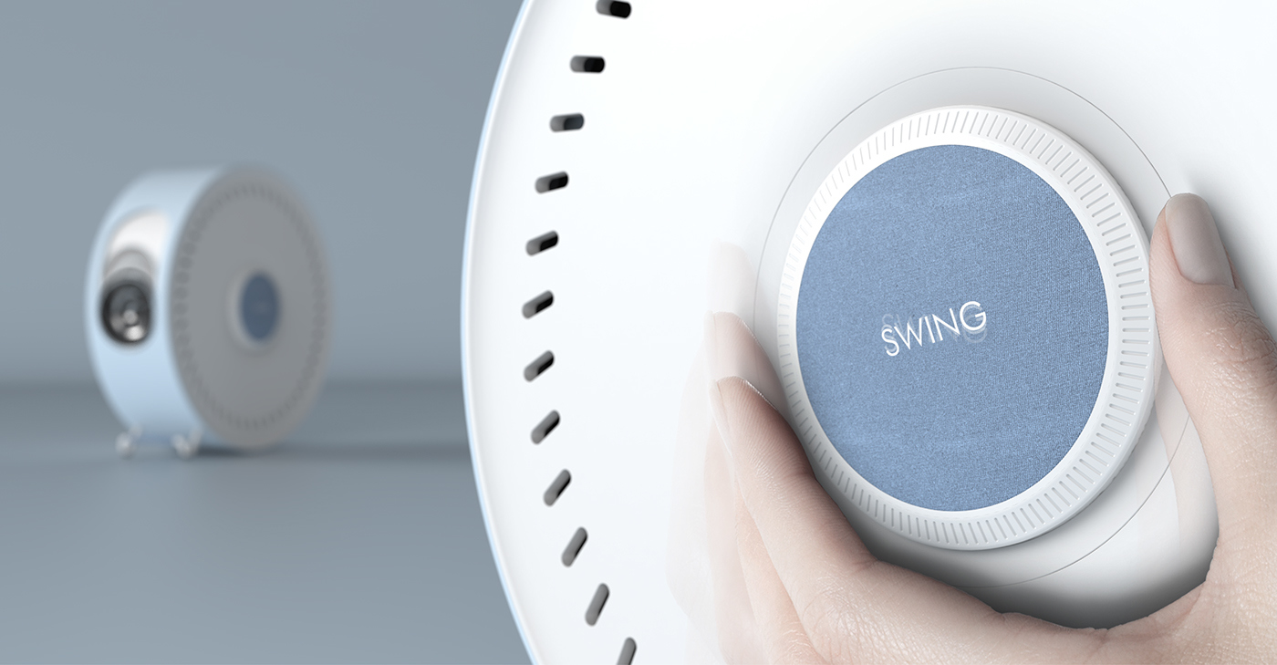 swing，Household HD projector，industrial design，Easy to operate，Household product design，