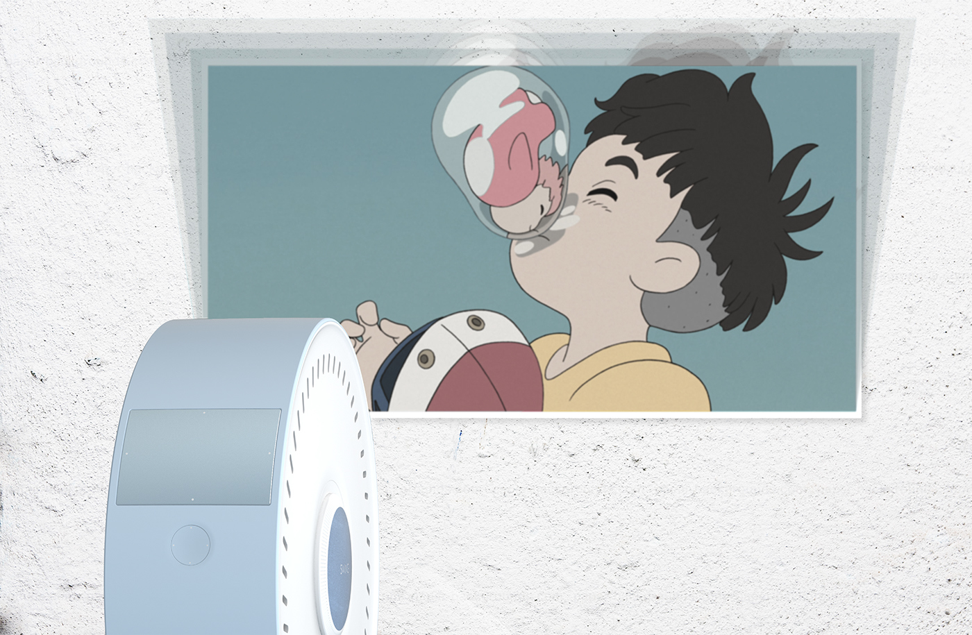 swing，Household HD projector，industrial design，Easy to operate，Household product design，